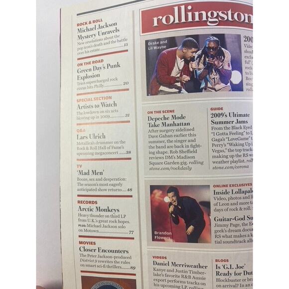 Rolling Stone Magazine August 20 2009 Barrack Obama Presidency - Picture 3 of 10